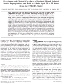 Cover page: Prevalence and Clinical Correlates of Isolated Mitral, Isolated Aortic Regurgitation, and Both in Adults Aged 21 to 35 Years (from the CARDIA Study)