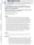 Cover page: A modular laboratory course using planarians to study genes involved in tissue regeneration