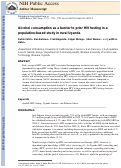 Cover page: Alcohol Consumption as a Barrier to Prior HIV Testing in a Population-Based Study in Rural Uganda