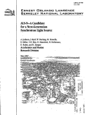 Cover page: ALS-N - A Candidate for the Next-Generation Synchrotron Light Source