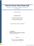 Cover page: 2021 Zero Emission Vehicle Market Study:&nbsp;Volume 2: Intra-California Regions Defined by Air Districts