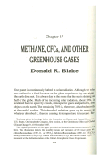 Cover page: Methane, CFCs, and Other Greenhouse Gases