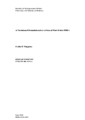 Cover page: A Variational Formulation for a Class of First Order PDE's