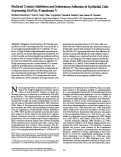 Cover page: Reduced contact-inhibition and substratum adhesion in epithelial cells expressing GlcNAc-transferase V.