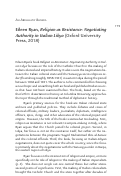 Cover page: Review of Religion as Resistance: Negotiating Authority in Italian Libya