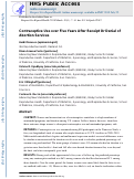 Cover page: Contraceptive Use over Five Years After Receipt Or Denial of Abortion Services