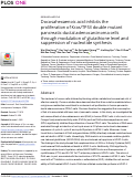 Cover page: Docosahexaenoic acid inhibits the proliferation of Kras/TP53 double mutant pancreatic ductal adenocarcinoma cells through modulation of glutathione level and suppression of nucleotide synthesis.