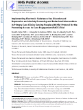 Cover page: Implementing electronic substance use disorder and depression and anxiety screening and behavioral interventions in primary care clinics serving people with HIV: Protocol for the Promoting Access to Care Engagement (PACE) trial