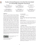 Cover page: Teacher-informed Expansion of an Idea Detection Model for a Knowledge Integration Assessment