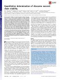 Cover page: Quantitative determination of ribosome nascent chain stability