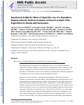 Cover page: Paradoxical Antibiotic Effect of Ampicillin: Use of a Population Pharmacokinetic Model to Evaluate a Clinical Correlate of the Eagle Effect in Infants With Bacteremia.