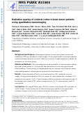 Cover page: Radiation sparing of cerebral cortex in brain tumor patients using quantitative neuroimaging