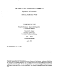 Cover page: Hospital Costs and Excess Bed Capacity: A Statistical Analysis