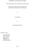 Cover page: Semi-Lagrangian Float Motion and Observing System Design