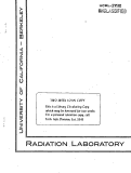 Cover page: DEUTERON PHOTODISINTEGRATION AT HIGH ENERGIES