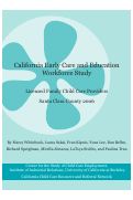 Cover page: California Early Care and Education Workforce Study: Licensed Family Child Care Providers, Santa Clara Country 2006