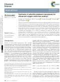 Cover page: Synthesis of ultrathin platinum nanoplates for enhanced oxygen reduction activity