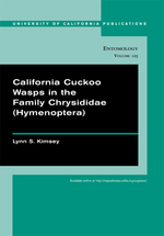 Cover page of California Cuckoo Wasps in the Family Chrysididae (Hymenoptera)