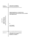 Cover page: Three Dimensional Constitutive Viscoelastic Laws with Fractional Order Time Derivatives