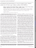 Cover page: Development and characterization of a novel rat model of type 2 diabetes mellitus: the UC Davis type 2 diabetes mellitus UCD-T2DM rat
