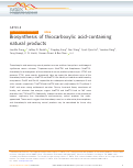 Cover page: Biosynthesis of thiocarboxylic acid-containing natural products