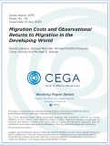 Cover page: Migration Costs and Observational Returns to Migration in the Developing World