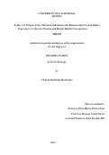 Cover page: Politics of Trauma: Party Affiliation Moderates the Relationship between Media Exposure to Collective Trauma and Mental Health Consequences