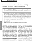 Cover page: Tissue level, activation and cellular localisation of TGF-β1 and association with survival in gastric cancer patients