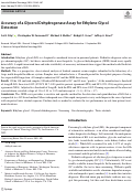 Cover page: Accuracy of a Glycerol Dehydrogenase Assay for Ethylene Glycol Detection.