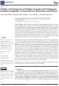 Cover page: Pitfalls in the Diagnosis of Nodular Lymphocyte Predominant Hodgkin Lymphoma: Variant Patterns, Borderlines and Mimics