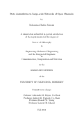 Cover page: Data Assimilation in Large-scale Networks of Open Channels