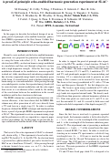 Cover page: A proof-of-principle echo-enabled harmonic generation experiment at SLAC