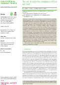 Cover page: The role of soil in the contribution of food and feed