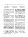 Cover page: Pulsed type ultrasonic anemometer based on a double FFT procedure