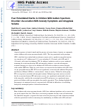 Cover page: Fear Potentiated Startle in Children With Autism Spectrum Disorder: Association With Anxiety Symptoms and Amygdala Volume