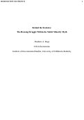 Cover page of Behind the Statistics: The Housing Struggle Within the Model Minority Myth