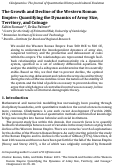 Cover page: The Growth and Decline of the Western Roman Empire: Quantifying the Dynamics of Army Size, Territory, and Coinage