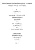 Cover page: Traditional, complementary and alternative medicine among Latinas: Patients’ practices and physicians’ attitudes and communication skills