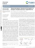 Cover page: Tipping the balance: theoretical interrogation of divergent extended heterolytic fragmentations