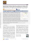 Cover page: Size-Resolved Chemical Composition of Sub-20 nm Particles from Methanesulfonic Acid Reactions with Methylamine and Ammonia