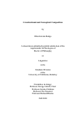 Cover page: Constructional and Conceptual Composition