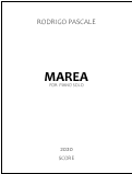 Cover page: Marea