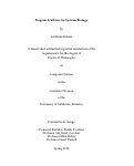 Cover page: Program Synthesis for Systems Biology