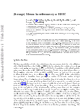 Cover page: (Strange) meson interferometry at RHIC