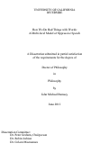 Cover page: How We Do Bad Things with Words: A Multi-level Model of Oppression