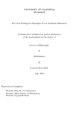 Cover page: Two New Settings for Examples of von Neumann Dimension