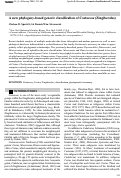 Cover page: A new phylogeny-based generic classification of Costaceae (Zingiberales)