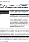 Cover page: Autophagy of OTUD5 destabilizes GPX4 to confer ferroptosis-dependent kidney injury.