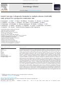 Cover page: Central vein sign: A diagnostic biomarker in multiple sclerosis (CAVS-MS) study protocol for a prospective multicenter trial