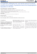 Cover page: Corrigendum: Metagenomic and whole-genome analysis reveals new lineages of gokushoviruses and biogeographic separation in the sea